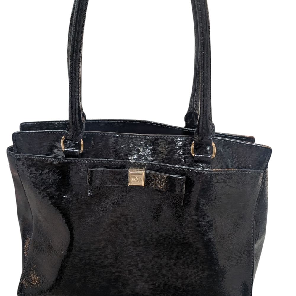 Kate Spade Beacon Court Bow Patent Leather Handbag